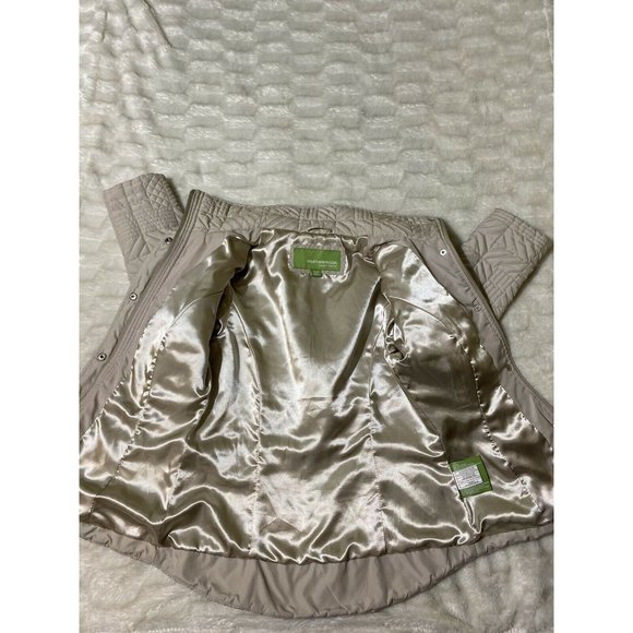 WEATHERPROOF GARMENT COMPANY Quilted Jacket Women Size Small Ivory - Picture 6 of 10
